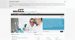 Desktop Screenshot of nichem.com.tw